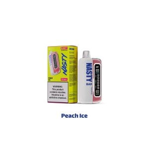 پاد یکبارمصرف نستی هلو یخ 20000 پاف | Nasty 20000 Puffs Peach Ice